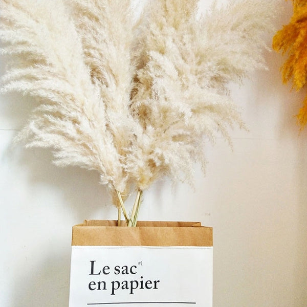 Pampas grass decor.