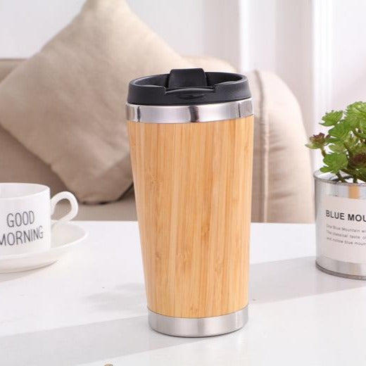 Travel coffee mug.