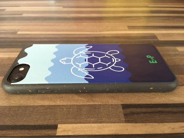 eco iPhone case - turtle design - EcoPByLeo