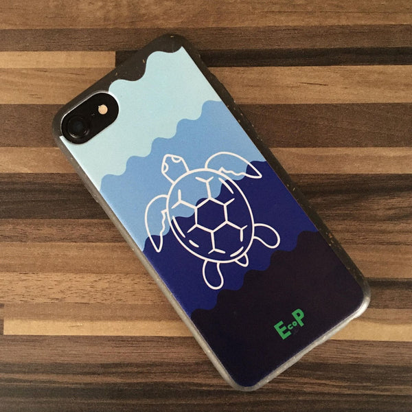 eco iPhone case - turtle design - EcoPByLeo