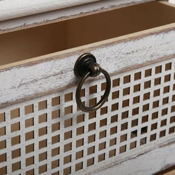 Vented drawers.