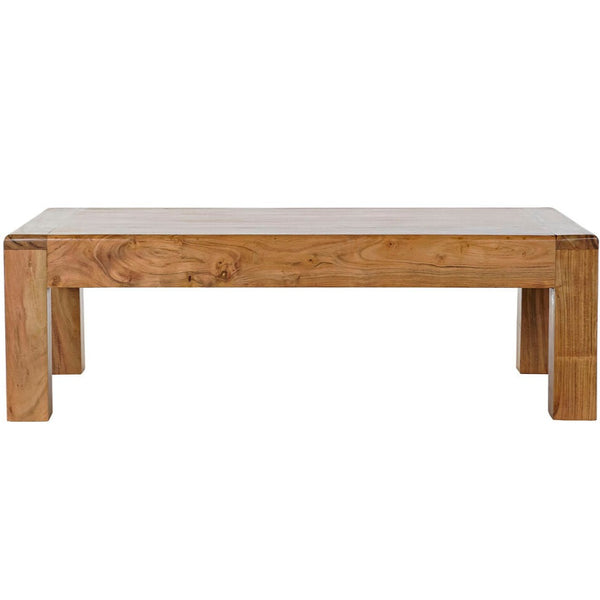 Dark wood coffee table.