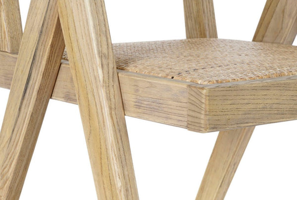 Sustainable wooden modern dining chair.