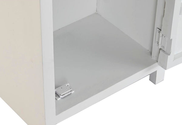 sustainable mango wood bedside table.