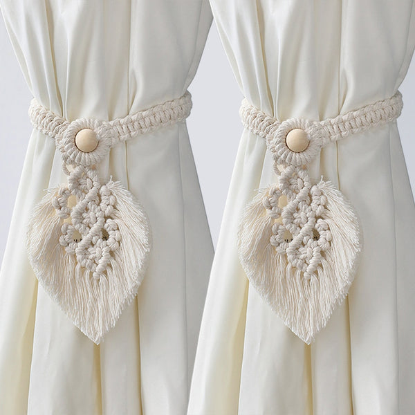 Curtain tiebacks.