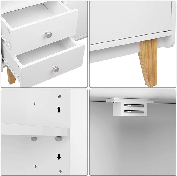 Sustainable White Cabinet | EcoPByLeo