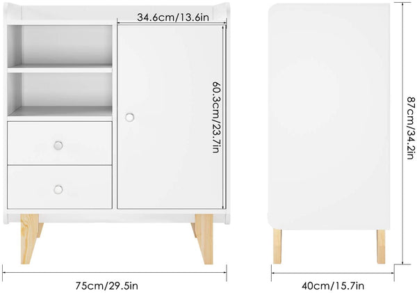 Sustainable White Cabinet | EcoPByLeo
