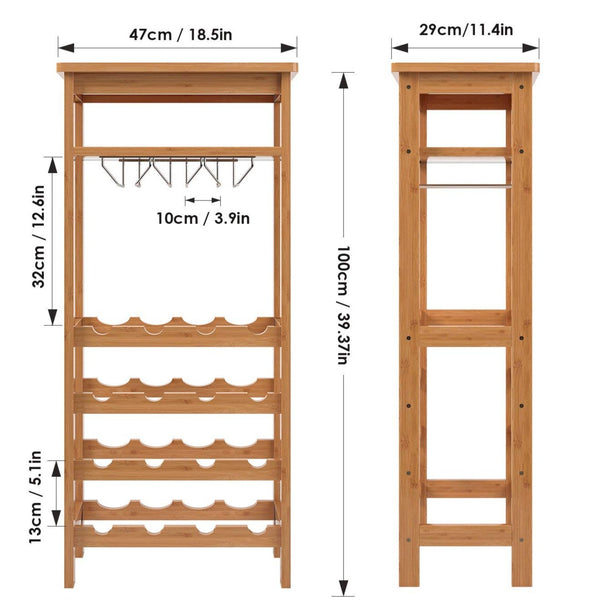 Sustainable Large Wine Rack | EcoPByLeo