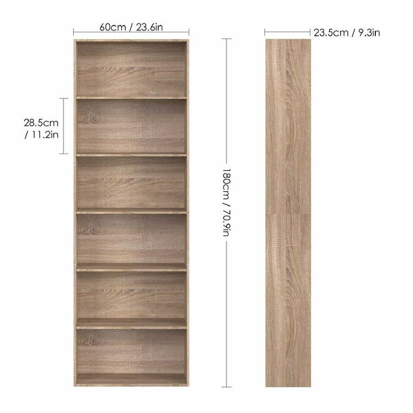 Sustainable Oak Effect Shelving Unit | EcoPByLeo