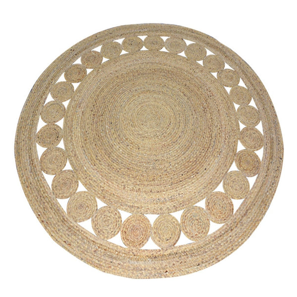 Sustainable beech colour rug.