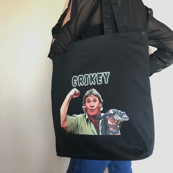 Steve Irwin Cotton Tote Bag - EcoPByLeo