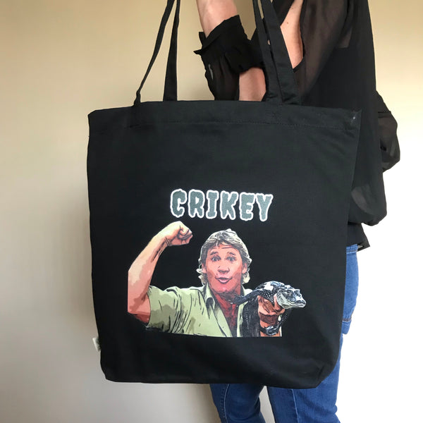 Steve Irwin Cotton Tote Bag - EcoPByLeo