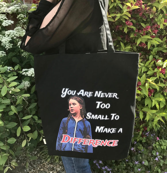 Greta Thunberg Cotton Tote Bag - EcoPByLeo