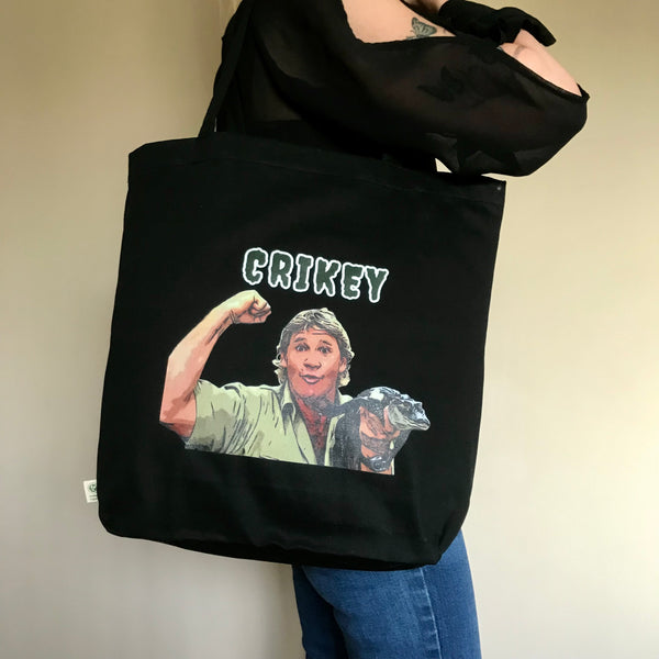 Steve Irwin Cotton Tote Bag - EcoPByLeo