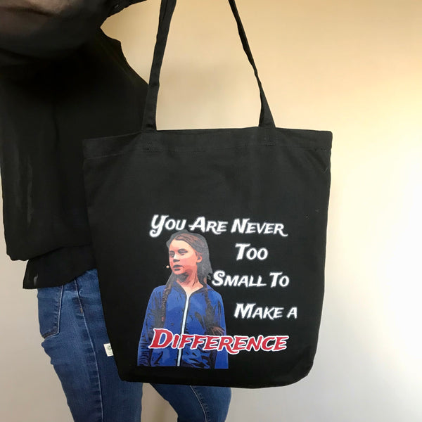 Greta Thunberg Cotton Tote Bag - EcoPByLeo