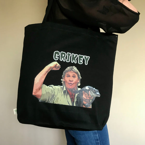 Steve Irwin Cotton Tote Bag - EcoPByLeo