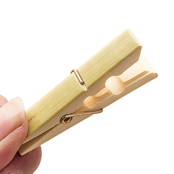 Bamboo Wooden Clothes Pegs - EcoPByLeo