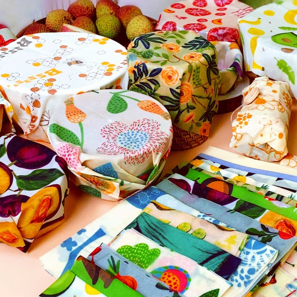 Reusable food wraps.
