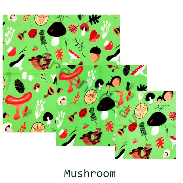 Multipack of reusable food wraps.