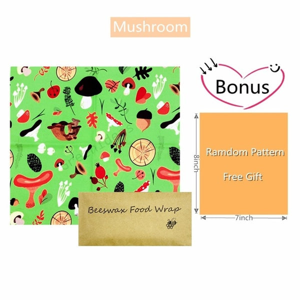 Vegetable beeswax wraps.