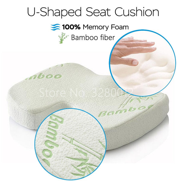 Bamboo Memory Foam Cushions - EcoPByLeo