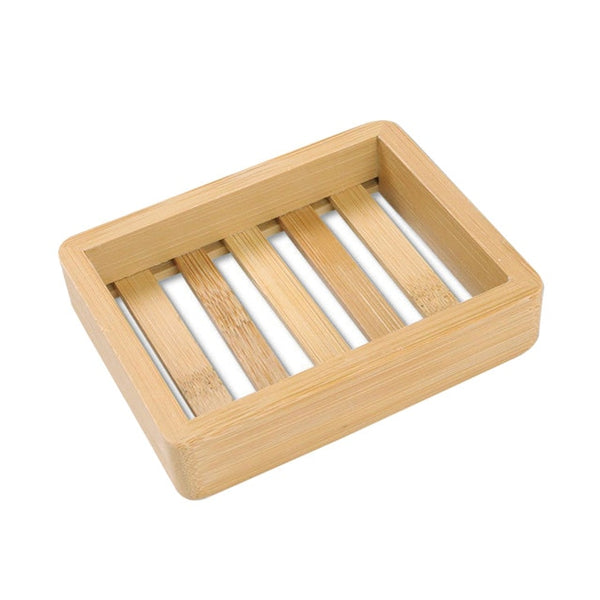 Self draining rectangular soap holder.