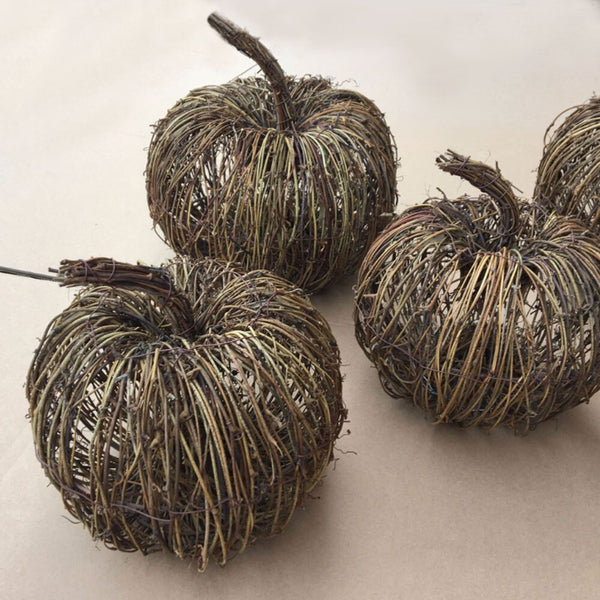 Wicker Pumpkin - EcoPByLeo
