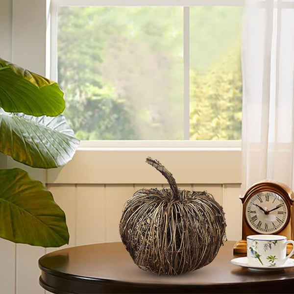 Wicker Pumpkin - EcoPByLeo