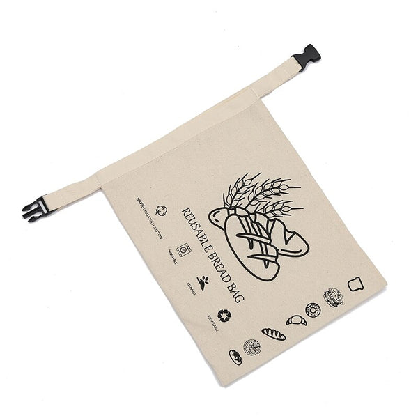 Organic Cotton Bread Bag - EcoPByLeo
