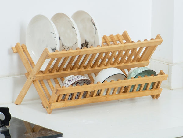 Sustainable Wooden Plate Rack - EcoPByLeo