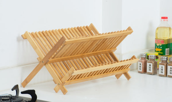 Sustainable Wooden Plate Rack - EcoPByLeo