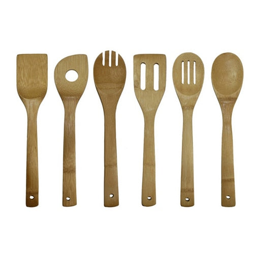 Bamboo Cooking Utensils Set - EcoPByLeo