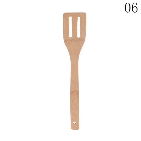 Bamboo Cooking Utensils Set - EcoPByLeo