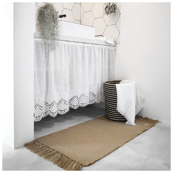 Natural rug.