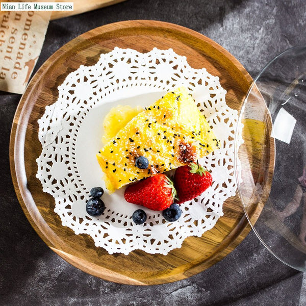 Acacia Wooden Cake Stand | EcoPByLeo