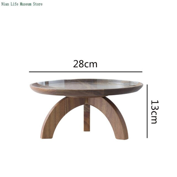 Acacia Wooden Cake Stand | EcoPByLeo