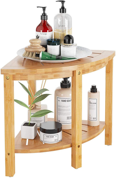 Bamboo Bathroom Corner Unit | EcoPByLeo