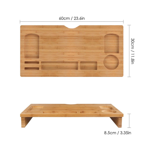 Bamboo Monitor Riser | EcoPByLeo