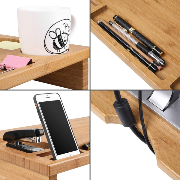Bamboo Monitor Riser | EcoPByLeo