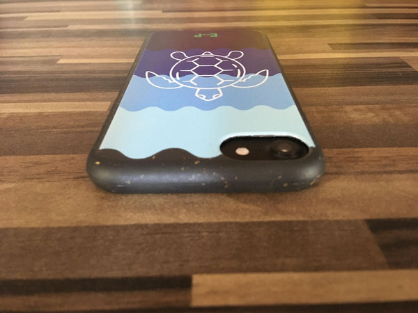 eco iPhone case - turtle design - EcoPByLeo