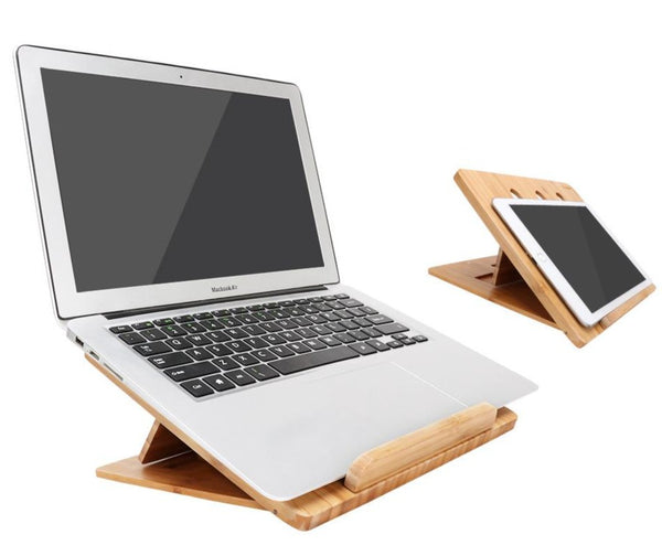 Sustainable laptop stand.